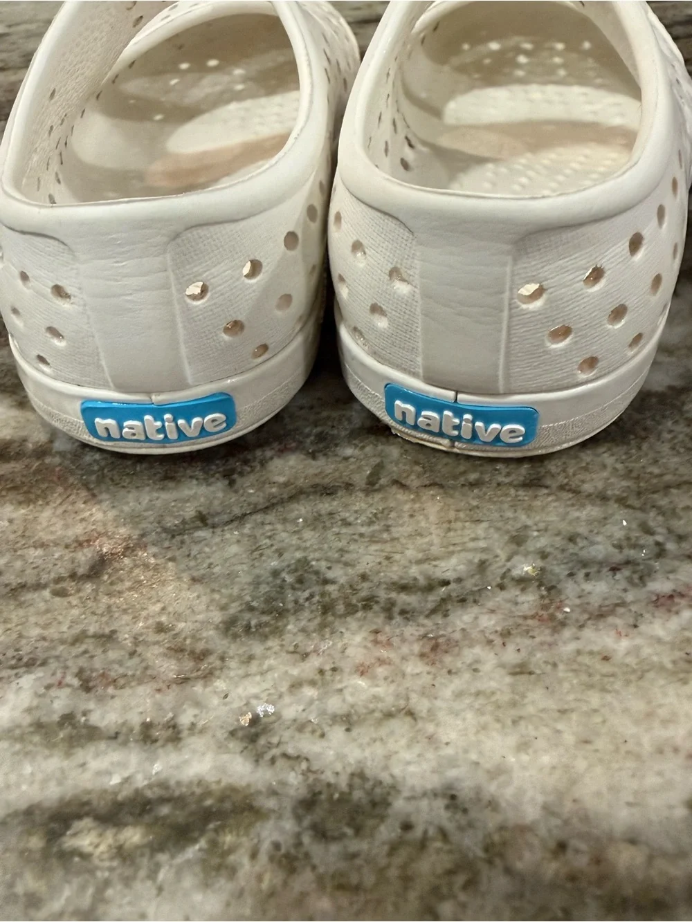 Native Kids White Mary Jane Style Water Shoes/ Jefferson Juniper